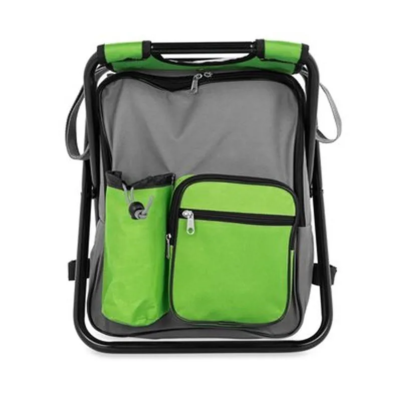 Camp Stool Backpack Cooler -Gr